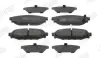 Гальмівні колодки задні Subaru Impreza, Forester, Legacy, Outback, XV Jurid/Bendix 573380J (фото 1)
