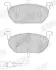 Гальмівні колодки передні VW Golf VII / Audi A3 / Seat Leon / Skoda Octavia / Toyota Jurid/Bendix 573606J (фото 2)