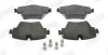 Гальмівні колодки передні BMW 1-Series, 2-Series, 5-Series, X1, X2, X3, X4, Z4 / Mini / Toyota Supra Jurid/Bendix 573612J (фото 1)