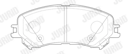 Гальмівні колодки пер. Gr. Scenic IV/Megane IV 15- (SUMITOMO) Jurid/Bendix 573673J