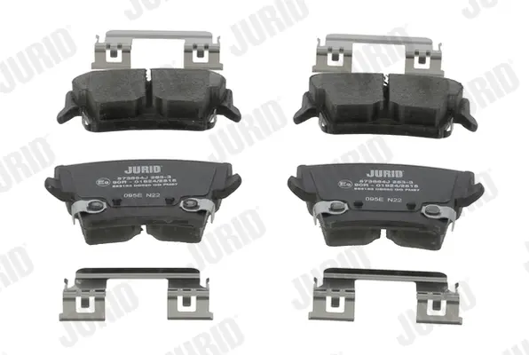 JURID - Гальмівні колодки до дисків Jurid/Bendix 573684J (фото 1)
