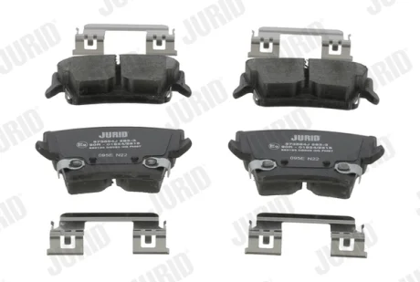 JURID - Гальмівні колодки до дисків Jurid/Bendix 573684J