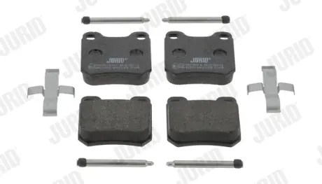 Гальмівні колодки задні Opel Vectra B, Astra, Omega / Saab 900 Jurid/Bendix 573709J