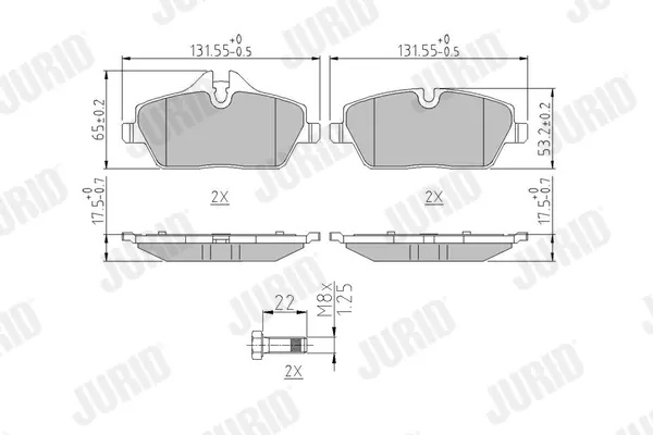 Автозапчасть Jurid/Bendix 573733J (фото 1)