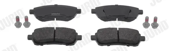 Гальмівні колодки передні Ford Fiesta VI, KA+ Jurid/Bendix 573747J (фото 1)