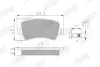 Гальмівні колодки задні Range Rover Evoque / Volvo S60, S80, V70, XC60, XC70 Jurid/Bendix 573748J (фото 1)