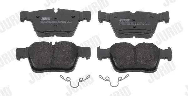 JURID - Гальмівні колодки до дисків Jurid/Bendix 573803J (фото 1)