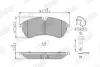 Гальмівні колодки пер. Crafter 16- (CBI) Jurid/Bendix 573831J (фото 1)