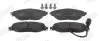 Гальмівні колодки передні Audi A3, Q3 / VW Arteon, Golf, Passat, Tiguan, Sharan / Seat / Skoda Jurid/Bendix 573838J (фото 1)
