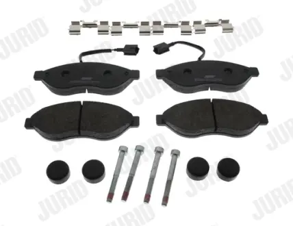 Гальмівні колодки передні Fiat Ducato / Citroen Jumper / Peugeot Boxer Jurid/Bendix 573848J
