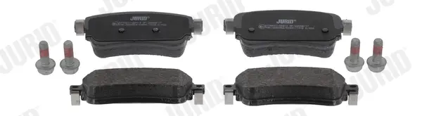 Гальмівні колодки задні Peugeot Expert / Citroen Jumpy, Spacetour / Opel Vivaro, Zafira Jurid/Bendix 573863J (фото 1)