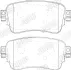 Гальмівні колодки задні Peugeot Expert / Citroen Jumpy, Spacetour / Opel Vivaro, Zafira Jurid/Bendix 573863J (фото 2)