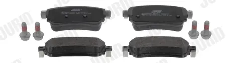 Гальмівні колодки задні Peugeot Expert / Citroen Jumpy, Spacetour / Opel Vivaro, Zafira Jurid/Bendix 573863J