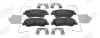 Гальмівні колодки передні HYUNDAI ACCENT, SOLARIS / KIA RIO Jurid/Bendix 573866J (фото 1)
