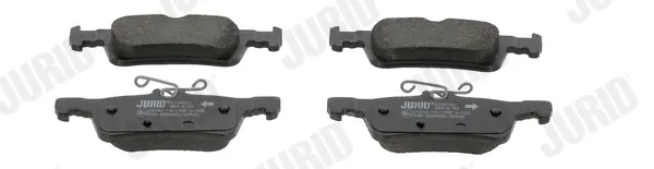 Гальмівні колодки задні Ford Fiesta VII (HJ, HF) Jurid/Bendix 573872J (фото 1)