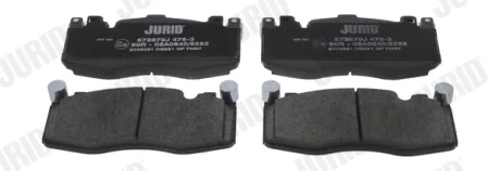 Гальмівні колодки передні (19.2 мм) (система BREMBO) BMW X5 (F15) X6 (F16) Jurid/Bendix 573879J