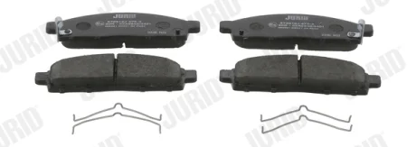 JURID MITSUBISHI Тормозные колодки передн.L200 05 - Jurid/Bendix 573916J
