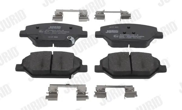 Гальмівні колодки передні OPEL INSIGNIA Jurid/Bendix 573920J (фото 1)