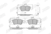Гальмівні колодки передні Ford Focus II Jurid/Bendix 573944J (фото 1)