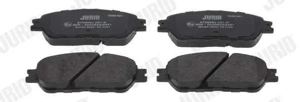 Гальмівні колодки передні TOYOTA CAMRY Jurid/Bendix 573968J (фото 1)