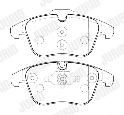 JURID - Гальмівні колодки до дисків Jurid/Bendix 574009J (фото 1)