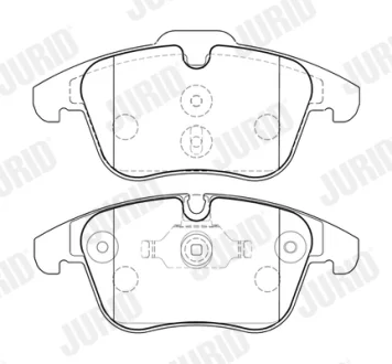 JURID - Гальмівні колодки до дисків Jurid/Bendix 574009J