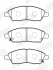 JURID - Гальмівні колодки до дисків Jurid/Bendix 574011J (фото 2)