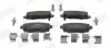 Гальмівні колодки задні JEEP CHEROKEE/ CHRYSLER 200 Jurid/Bendix 574045J (фото 1)