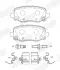 Гальмівні колодки задні JEEP CHEROKEE/ CHRYSLER 200 Jurid/Bendix 574045J (фото 2)