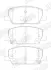 Гальмівні колодки передні Opel Insignia B, Mokka Jurid/Bendix 574050J (фото 2)