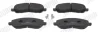 Гальмівні колодки прередні DODGE CALIBER 2,4 Turbo / JEEP COMPASS / MITSUBISHI ASX, OUTLANDER II - Jurid/Bendix 574082J (фото 1)