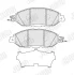 JURID INFINITI гальмівні колодки передн. QX60, JX SUV, NISSAN MURANO III, PATHFINDER IV Jurid/Bendix 574149J (фото 1)