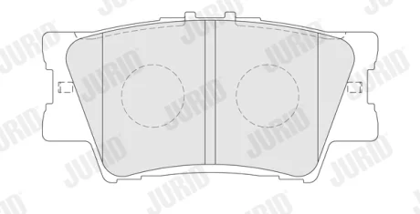 Гальмівні колодки зад. Camry/Rav4/Avalon/ES/HS 05-18 Jurid/Bendix 574211J