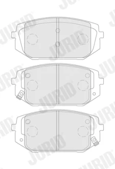 JURID HYUNDAI Гальмівні колодки TUCSON (NX4E, NX4A) 1.6 CRDi 20-, KIA CEED Hatchback Van (CD) T-GDI GT 18- Jurid/Bendix 574256J