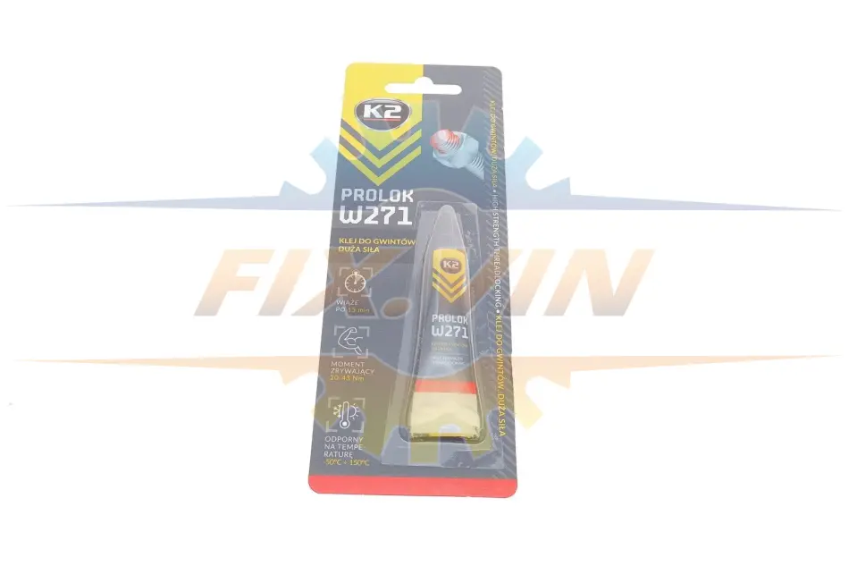 Клей (фіксатор) різьбових з\'єднань / BOND PROLOK W271 HIGH STRENGTH 6ML K2 B151 (фото 1)