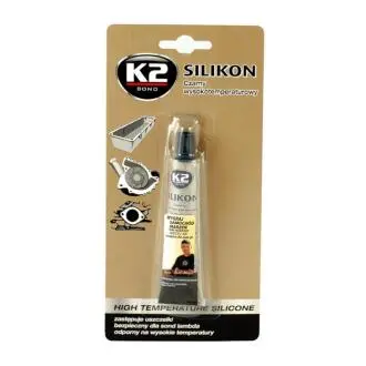 Силікон герметик (чорний) SIL BLACK (BLACK SILICON +350С) 21g K2 B2150N
