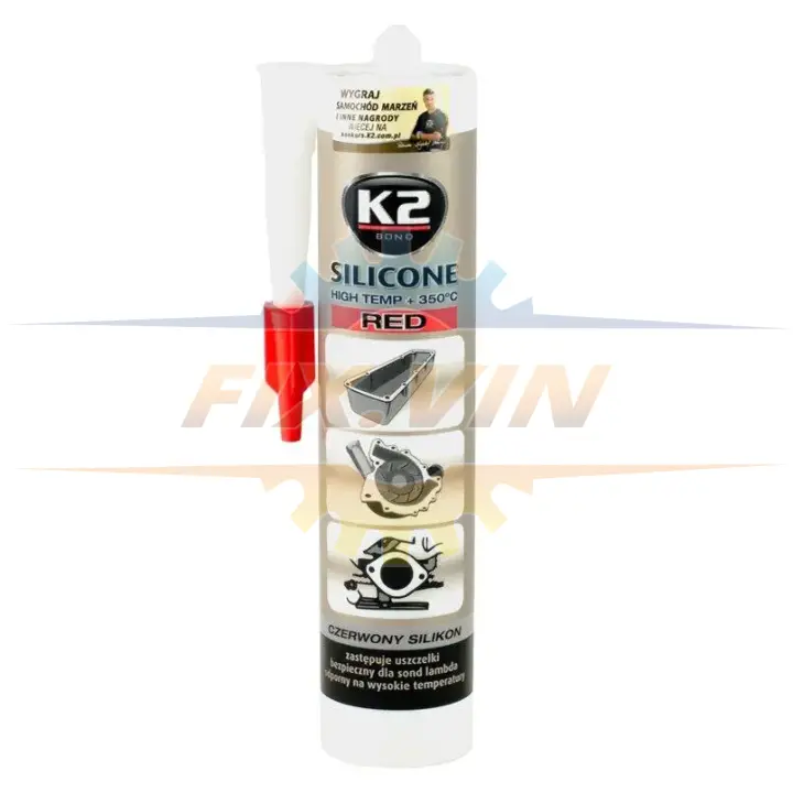 SIL RED (RED SILICON +350С) 300g Силікон герметик (червоний) х15 K2 B230N (фото 1)