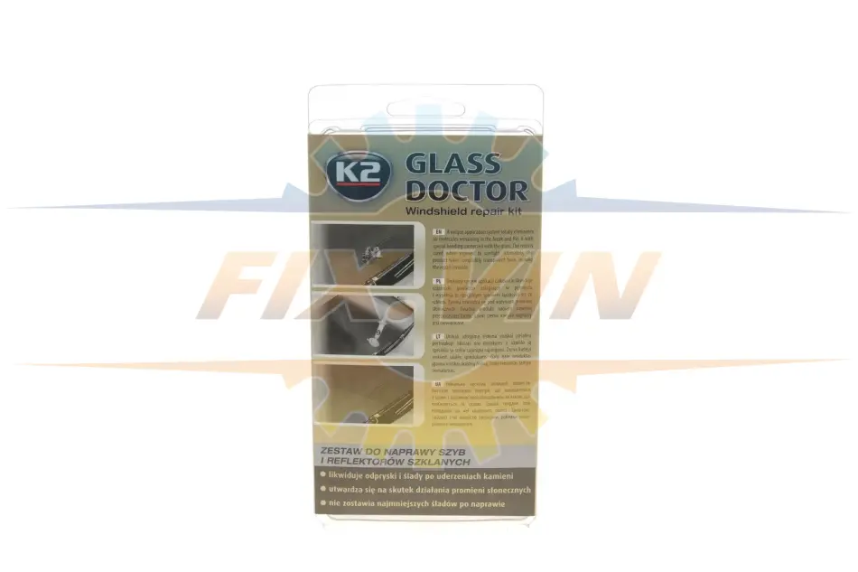 Набір для ремонту вітрового скла та фар / BOND GLASS DOCTOR 0,8ML K2 B350 (фото 1)