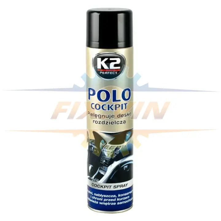 Поліроль для торпедо "нове авто" / PERFECT POLO COCKPIT SPRAY 600ML FAHREN K2 K406FA (фото 1)
