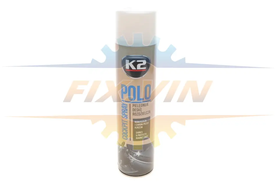 Поліроль для торпедо "фреш" / PERFECT POLO COCKPIT SPRAY 600ML FRESH K2 K406FR (фото 1)