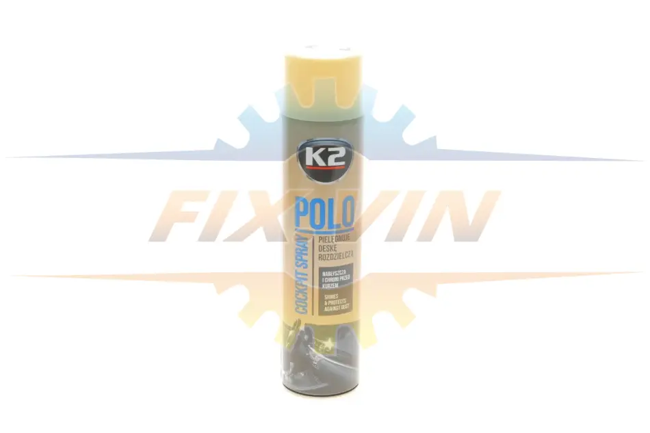 Поліроль для торпедо "ваніль" / PERFECT POLO COCKPIT SPRAY 600ML VANILLA K2 K406WA (фото 1)