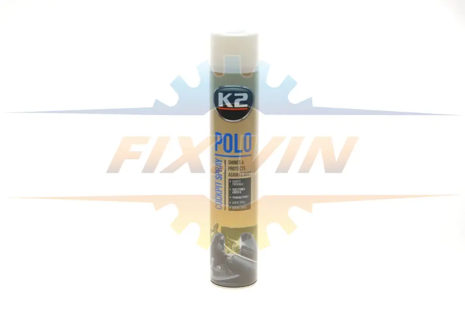 Поліроль для торпедо "фреш" / PERFECT POLO COCKPIT SPRAY 750ML FRESH K2 K407FR1 (фото 1)