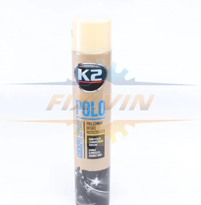 Поліроль для торпедо "ваніль" / PERFECT POLO COCKPIT SPRAY 750ML VANILLA K2 K407WA1 (фото 1)