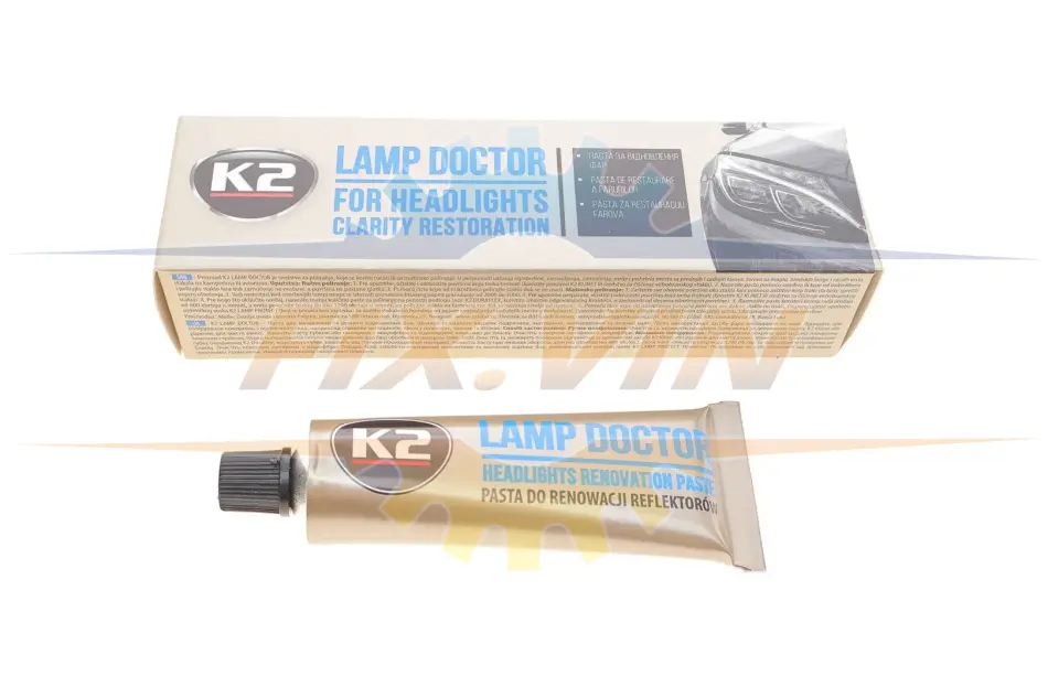 Паста для полірування фар / PRO LAMP DOCTOR 60G K2 L3050 (фото 1)