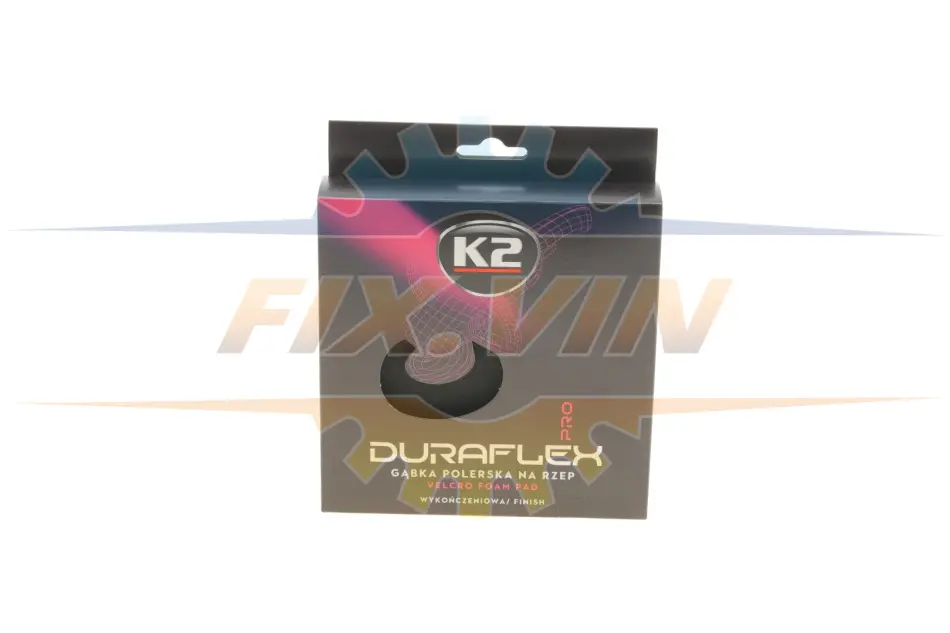 Губка автомобільна для нанесення воску і поліровки Duraflex Velcro Foam Pad Finishing (150x25mm) K2 L614 (фото 1)