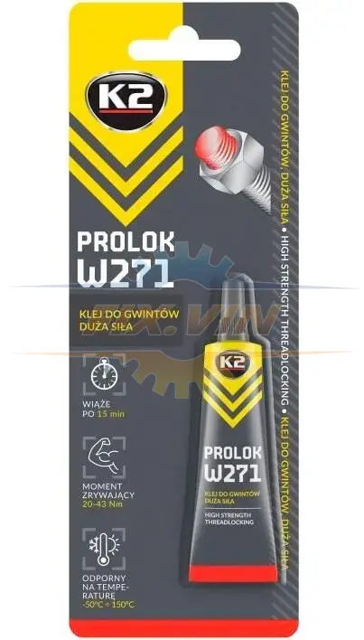Фіксатор різьбових з\'єднань K2 MR K20065 (фото 1)
