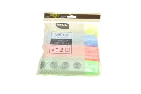 К2 ERLA MIFRA 30*30 набір серветок з мікрофібри 4 шт NEW K2 R1010