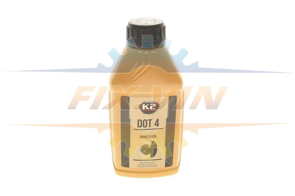 Рідина гальмівна DOT 4 Brake Fluid (500ml) K2 T1041 (фото 1)