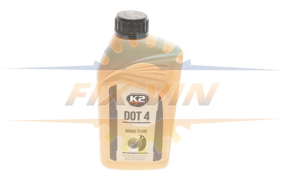 Рідина гальмівна DOT 4 Brake Fluid (1L) K2 T108 (фото 1)