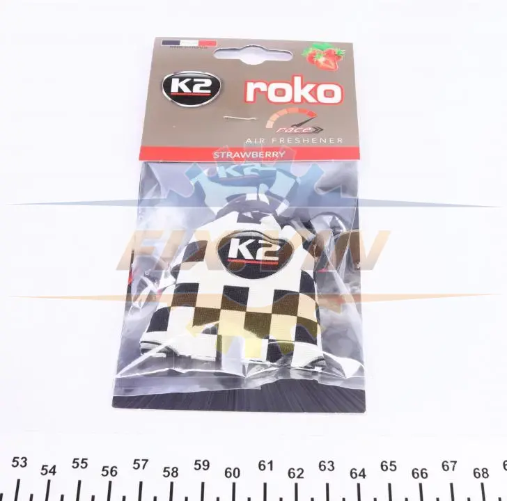 Автомобільний ароматизатор (освіжувач) повітря "полуниця" / VINCI ROKO RACE STRAWBERRY 25G K2 V820R (фото 1)